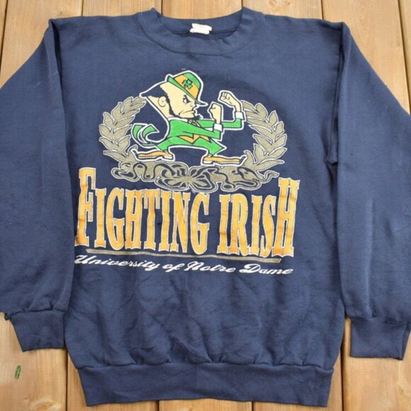 University of Notre Dame Sweatshirt, Notre Dame Fighting Irish Shirt tee - Picture 1 of 2